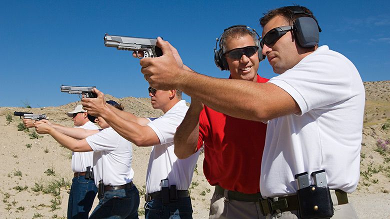 NRA First Steps Pistol training